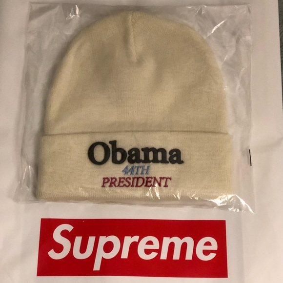 supreme obama beanie
